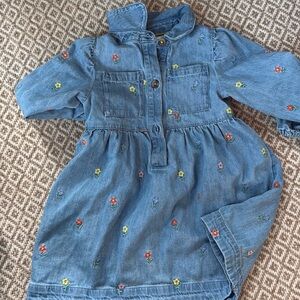 Adorable denim boden dress 2-3t